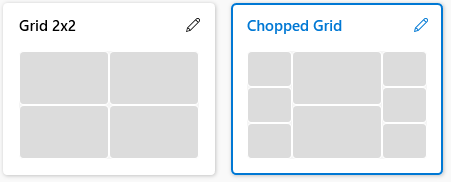 Central monitor layouts